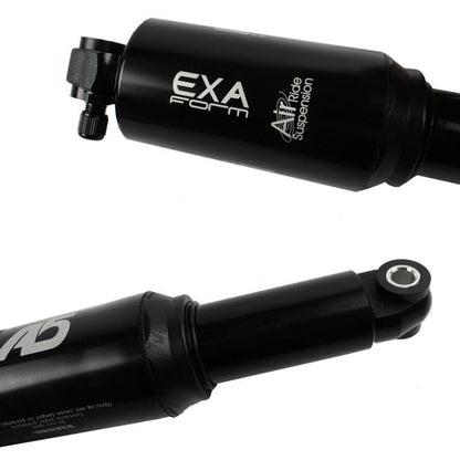 KindShock A5 Air Pressure Rear Shock Absorber Mountain Bike Shock Absorber Folding Bike Rear Liner, Size:190mm, Style:RR1 Dual Gas