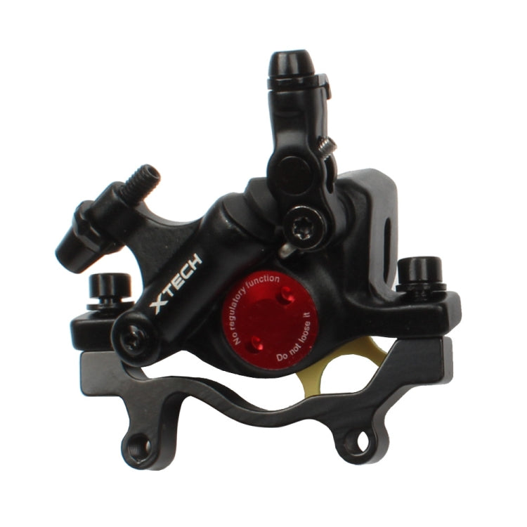 ZOOM HB100 Mountain Bike Hydraulic Brake Caliper Folding Bike Cable Pull Hydraulic Disc Brake Caliper, Style:Rear(Black)