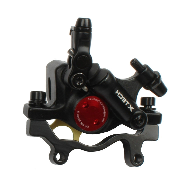 ZOOM HB100 Mountain Bike Hydraulic Brake Caliper Folding Bike Cable Pull Hydraulic Disc Brake Caliper, Style:Rear(Black)