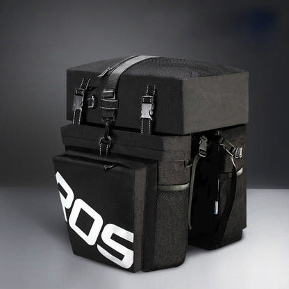 ROSWHEEL Bicycle Back Pack, Style:Black