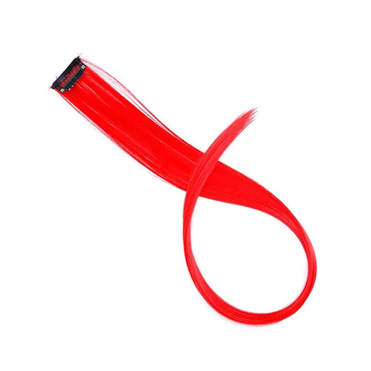 10 PCS Chemical Fiber Wig One-Step Gradient Color Single Card Wig, Stretched Length:24inches(27#)