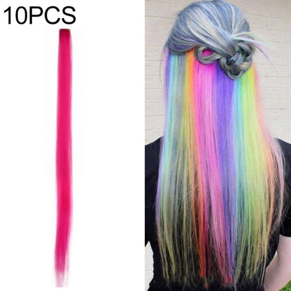 10 perruques en fibre chimique, couleur dégradée en une étape, perruque à carte unique, longueur étirée : 24 pouces (31#)