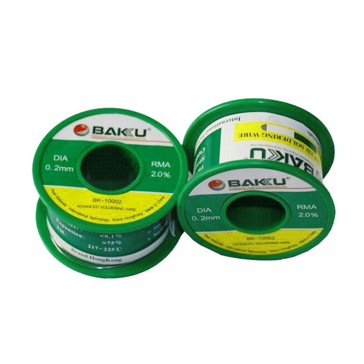 BAKU High-purity Low-temperature Solder Wire 63 Degrees Celsius No-clean Tin Wire(BK-10002 0.2mm)