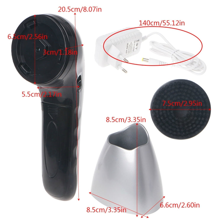 CNaier AE-710 Portable Handheld Automatic Electric Shoe Brush Shine Polisher(Silver)