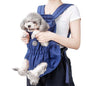 Sac à dos de transport pour animaux de compagnie Doglemi, sac à bandoulière pour chien, maille respirante pour chien et chat, taille : M (bleu)