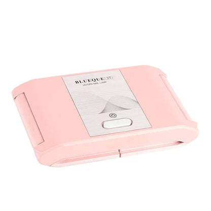 BLUEQUE 36W Manicure Lamp Rechargeable Portable Folding LED/UV Phototherapy Machine Nail Lamp, Specification:Battery Type(Pink)