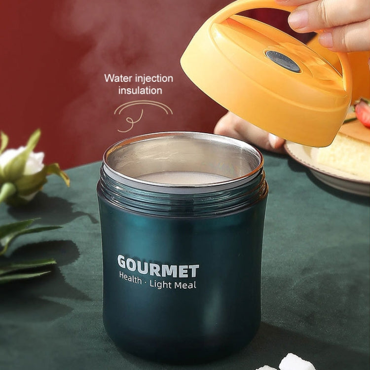 GOURMET Stainless Steel Insulation Cup Double-Sealed Insulation Soup Cup(Red)