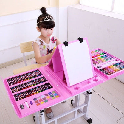 176 In 1 Painting Gift Box Art Supplies Painting Set For Children(Red)