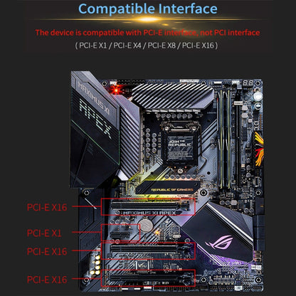 COMFAST Gaming Game 3000Mbps Gigabit Dual-Frequency Wireless Desktop Computer PCIE Wireless Network Card, Coverage: AX200 PRO