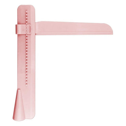 Lisseur à Gâteau Réglable Grattoir Spatule à Fondant Lisseur de Bord de Gâteau Crème (Rose)