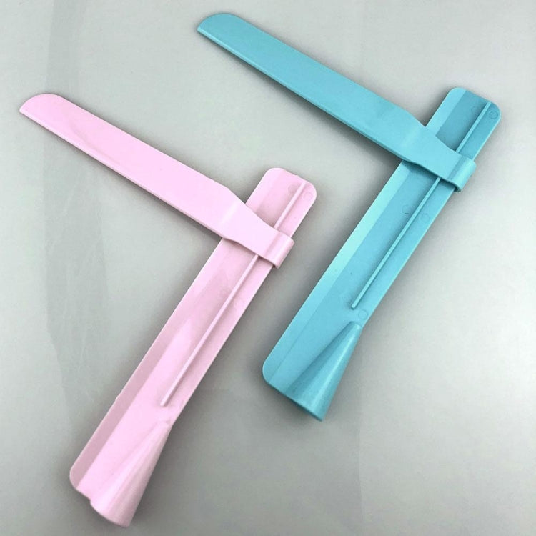 Lisseur à Gâteau Réglable Grattoir Spatule à Fondant Lisseur de Bord de Gâteau Crème (Rose)