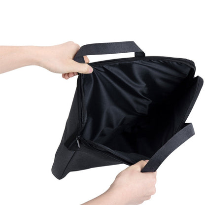 Deli 5590 Portable Briefcase Meeting Record Storage Bag Computer Bag(Black)