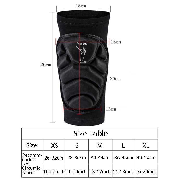 SULAITE GT--314 Cross Country Riding Ski Skating Roller Skating Knee Pads Outdoor Sports Protective Gear, Specification: M