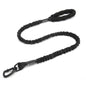 HCPET Dog Traction Rope Pet High-Elastic Explosion-Proof Elastic Rope, Length: 120cm(Black)