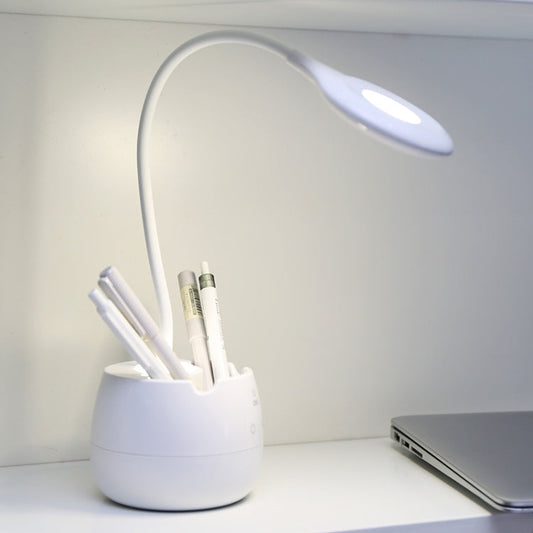 Lampe de Bureau USB Deli 4326 à Anneau Réglable sur Trois Niveaux avec Porte-Stylo
