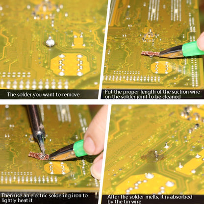 ProsKit Anti-Scalding Tin Suction Wire Tin Suction Tape DP-033A 2mx1.5mm