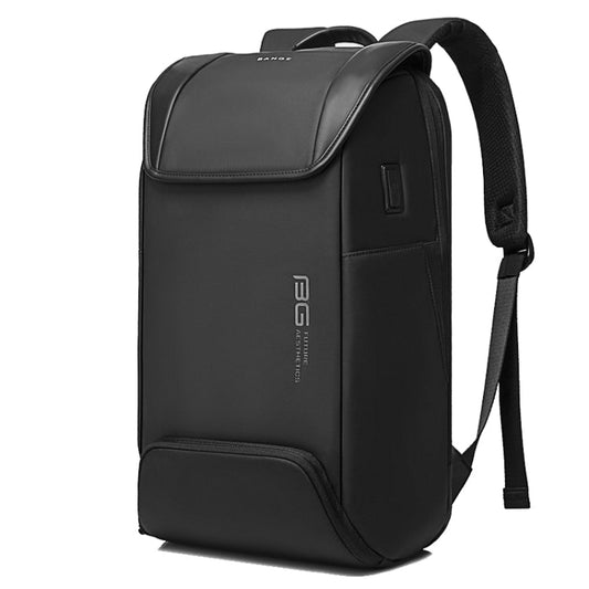 BANGE Sac à dos antivol pour homme, imperméable, grande capacité, pour ordinateur (noir)