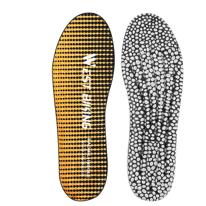 WEST BIKING Bicycle Riding Insole Sports Slow Shock PU Comfortable Insole, Size: 37-38(Yellow)
