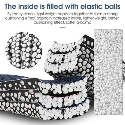 WEST BIKING Bicycle Riding Insole Sports Slow Shock PU Comfortable Insole, Size: 41-42(Cyan)