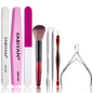 FABIYAN Nail Art Tool Set Manicure Disarm Tool Set, Specification: 8-piece Set