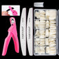 FABIYAN Brosse à Ongles Kit de Pièces d'Ongles Ensemble de Fournitures de Polissage pour Nail Art, Spécification : Petit Ensemble Naturel