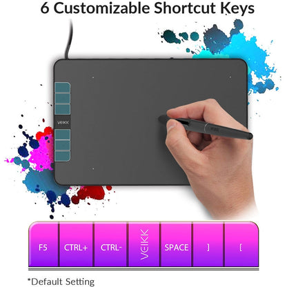 VEIKK VK640 Digital Plate Hand Painted Picture Board Electronic Painting Board