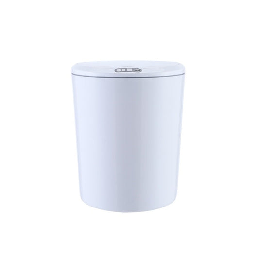 EXPED SMART Desktop Smart Induction Electric Storage Box Car Office Trash Can, Spécification: 5L USB Rechargeable (Blanc)
