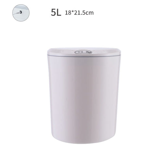 Poubelle de bureau intelligente à induction électrique EXPED SMART Desktop Smart (Boîte de rangement pour voiture/bureau), Spécification: 5L Chargement USB (Kaki)