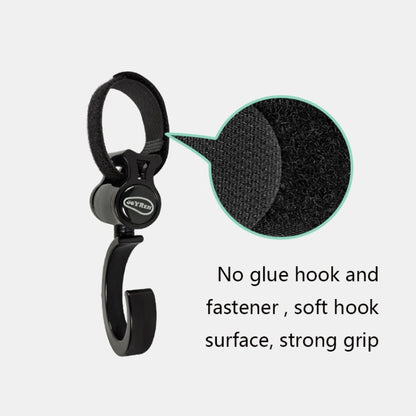 JOYREN 2pcs/Set Baby Stroller Non-Slip And Durable Hook(Black)