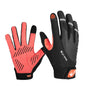 WEST BIKING YP0211209 Bicycle Gloves Shock Absorber Anti-Slip Touch Screen Glove, Size: L(Pink Black)