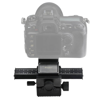 Shoot 4-Way Macro Focusing Focus Rail Slider / Close-Up Shooting Rail Slider