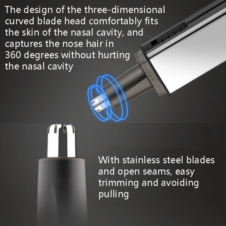 Sportsman SM-416 Electric Mini Shaving Knife Eyebrow Trimming Knife Charging USB Nose Hair Trimmer, Specification: USB