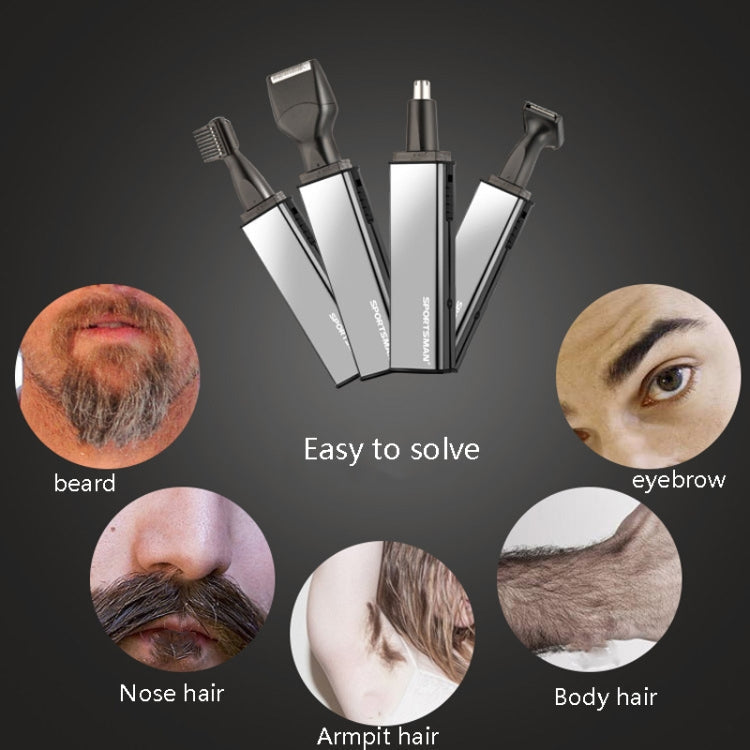 Sportsman SM-416 Electric Mini Shaving Knife Eyebrow Trimming Knife Charging USB Nose Hair Trimmer, Specification: USB