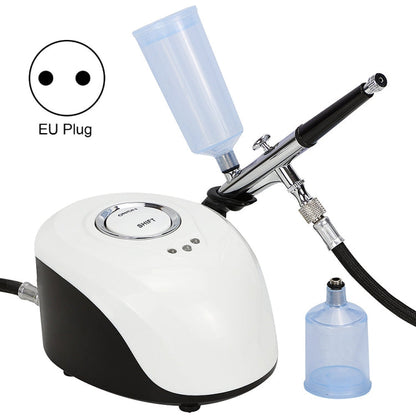 Beemyi BS-103 Appareil d'injection d'oxygène haute pression pour salon de beauté Appareil de pulvérisation nano pour le visage hydratant portatif à usage domestique, Spécification : prise UE (grande capacité)