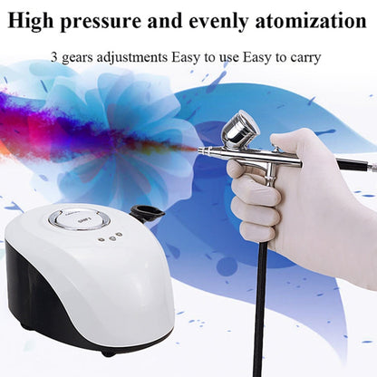 Beemyi BS-103 Appareil d'injection d'oxygène haute pression pour salon de beauté Appareil de pulvérisation nano pour le visage hydratant portatif à usage domestique, Spécification : prise UE (grande capacité)