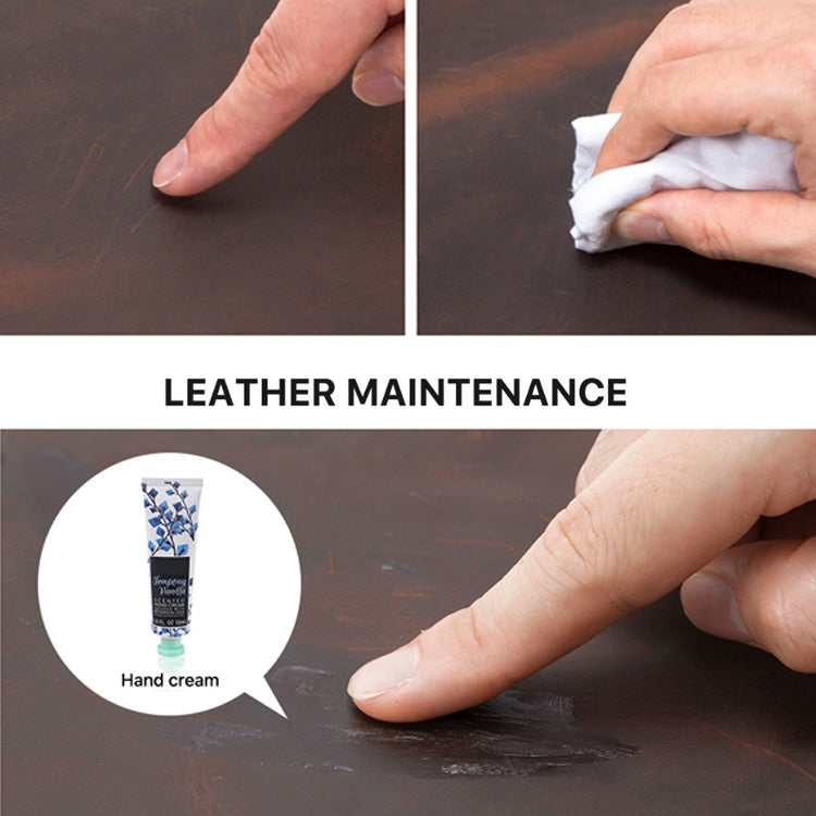 CONTACTS FAMILY CF1117  Retro Crazy Horse Texture Leather Watch Box Round Buckle Storage Box,Capacity: Can Hold 3 Watches(Coffee)