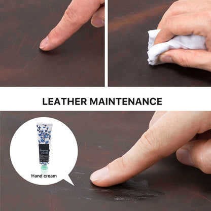 CONTACTS FAMILY CF1117  Retro Crazy Horse Texture Leather Watch Box Round Buckle Storage Box,Capacity: Can Hold 3 Watches(Coffee)