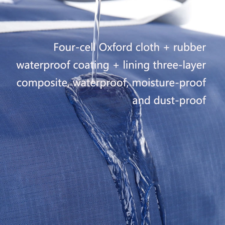 weekeight Clothing Quilt Storage Bag Household Moving  Luggage Organizer Bag, Colour: Wine Red Small