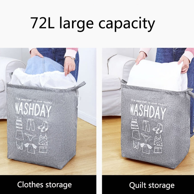 weekeight Clothing Quilt Storage Bag Household Moving  Luggage Organizer Bag, Colour: Gray