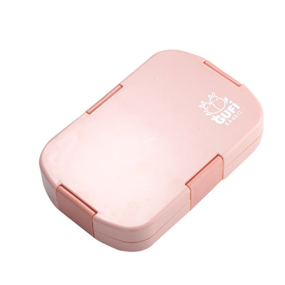 XINGCHENG XC-451 Microwave Student Lunch Box Plastic Compartment Portable Lunch Box(Pink)