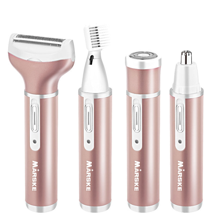 MARSKE Safe Hair Removal Electric Hair Removal Device For Women(EU Plug Rose Gold)