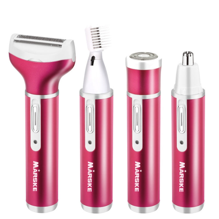 Épilateur électrique sans danger MARSKE pour femmes (USB Rouge Violet)