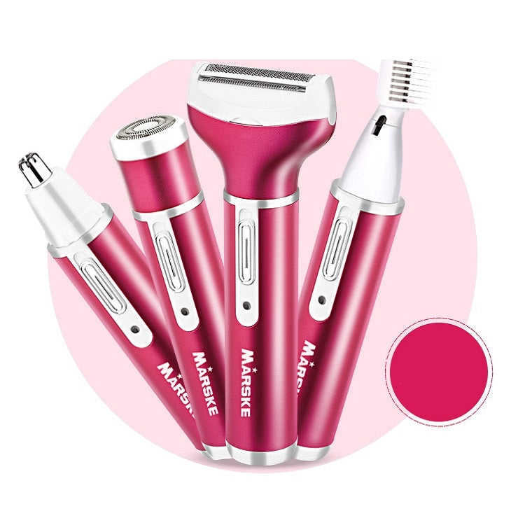 Épilateur électrique sans danger MARSKE pour femmes (USB Rouge Violet)