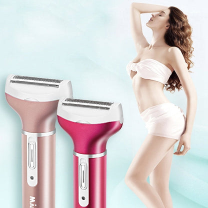 MARSKE Épilateur Électrique Sûr Pour Femmes (USB Or Rose)