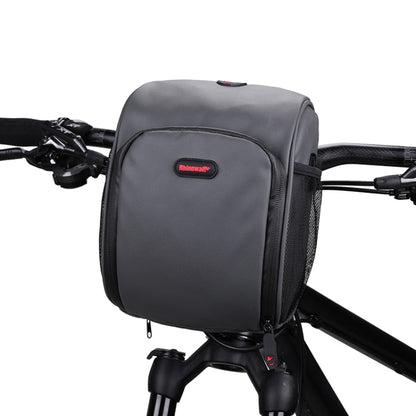 Sacoche de guidon de vélo multifonction de grande capacité Rhinowalk TF920 (gris)