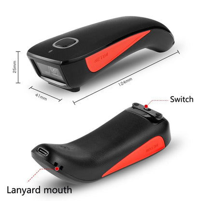 NETUM C750 Wireless Bluetooth Scanner Portable Barcode Warehouse Express Barcode Scanner, Model: C740 One-dimensional