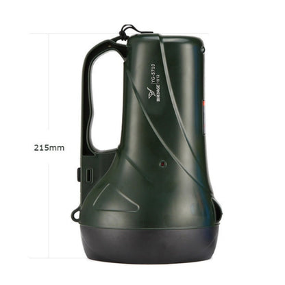 YAGE YG-5710 5W LED Waterproof Glare Flashlight Outdoor Rechargeable Lighting Portable Lamp, CN Plug(ArmyGreen)