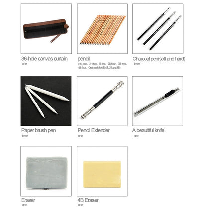 29 PIÈCES / Set de croquis pour débutants MARCO Outils de croquis Set de croquis MARCO