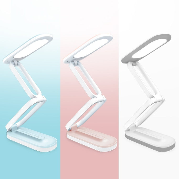 YAGE T125 LED Desk Lamp USB Foldable Reading Eye Light, Colour: Blue White