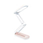 YAGE T125 LED Desk Lamp USB Foldable Reading Eye Light, Colour: Pink White